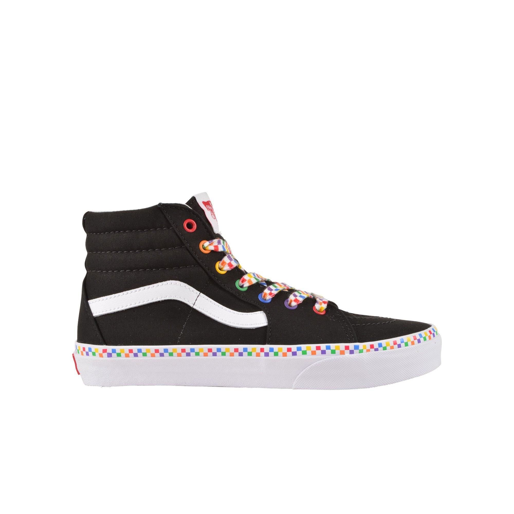 Vans cheap rainbow checkerboard